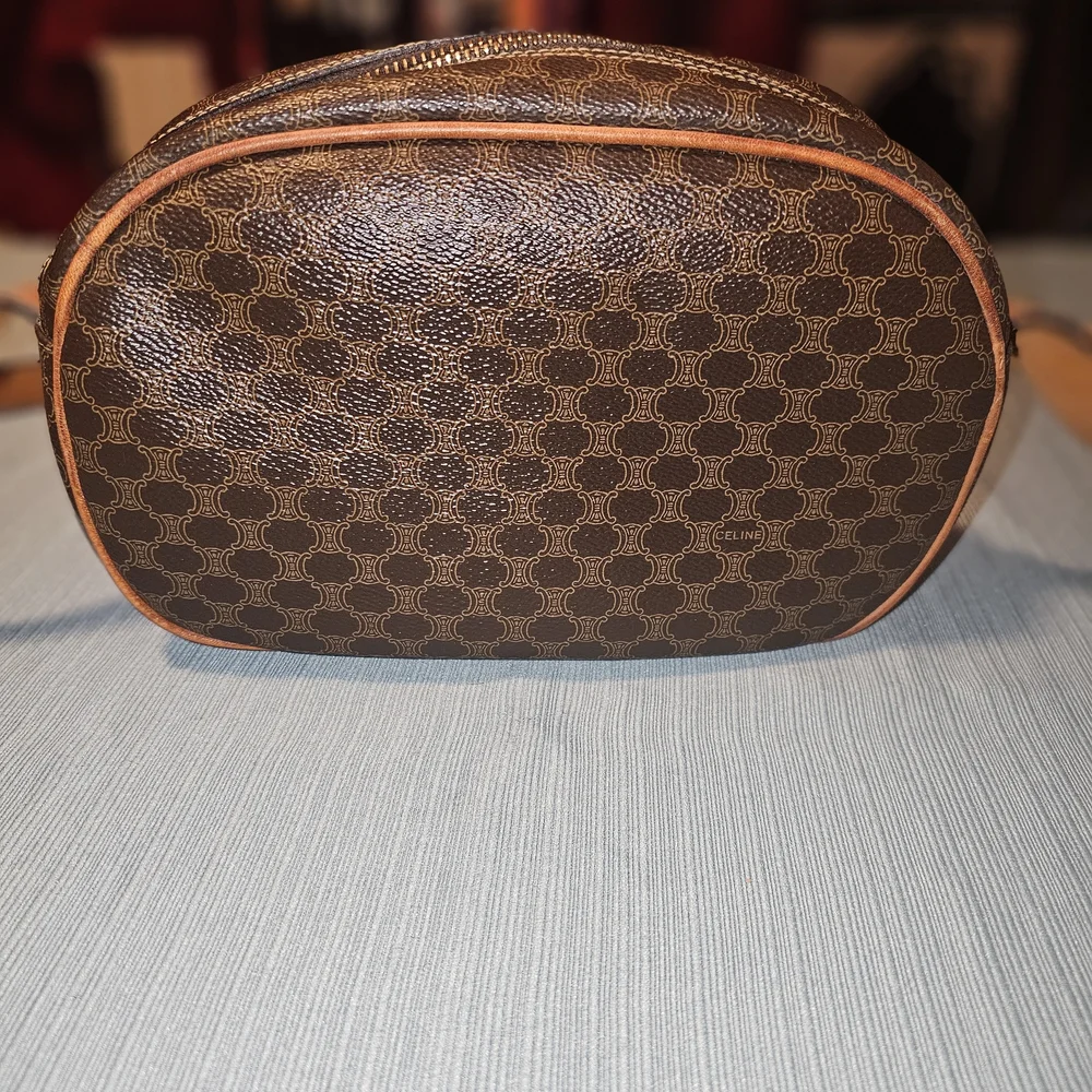Vintage Celine Brown Monogram Crossbody Bag - EUC - SOLD - Picture 2 of 9